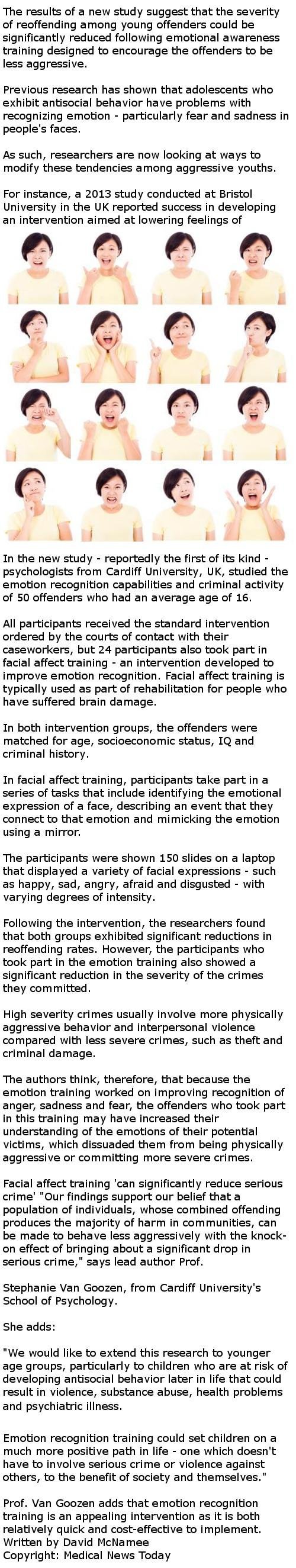 Emotional awareness training